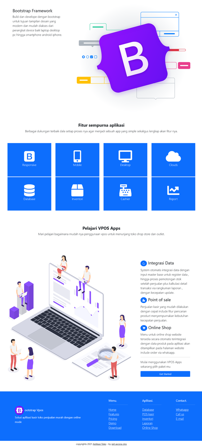 New bootstrap. Site Bootstrap Coin voting.