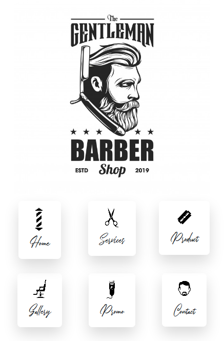 website barber shop salon themes template