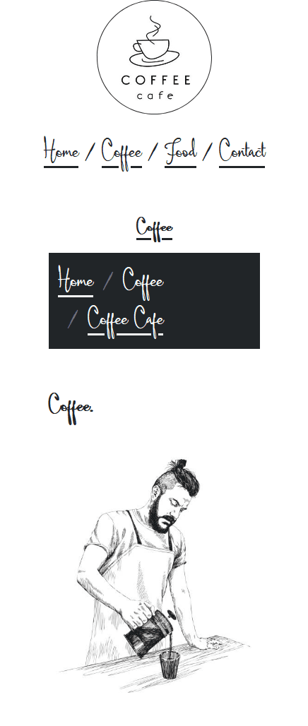 website cafe coffee shop template themes