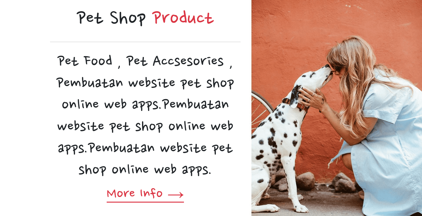 pembuatan website pet shop
