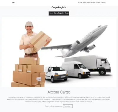 Cargo Website App